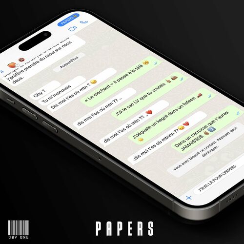 Oby One Papers Chansons Et Paroles Deezer