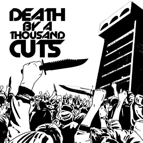 Death By A Thousand Cuts Lyrics Hardcover Journal for Sale by queseraseraa