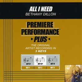 Album cover of Premiere Performance Plus: All I Need