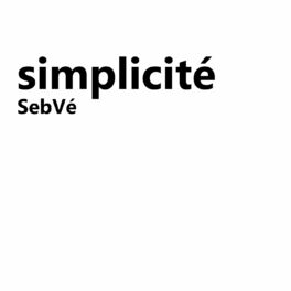 Album cover of Simplicité