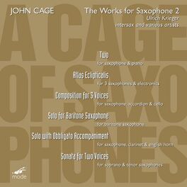 Album cover of Cage: A Cage of Saxophones, Vol. 2