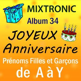 Album cover of Joyeux Anniversaire Prénoms de A à Y Album 34