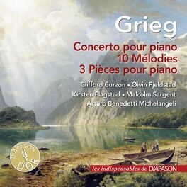 Album cover of Grieg: Concerto pour piano, 10 Mélodies & 3 Pièces pour piano (Les indispensables de Diapason)