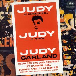 Album cover of Judy At Carnegie Hall