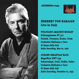Album cover of HERBERT VON KARAJAN live in ITALY