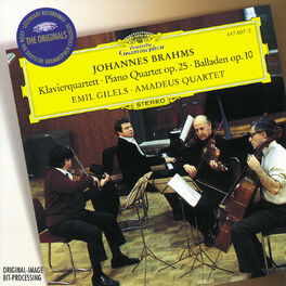 Album cover of Brahms: Piano Quartet No. 1 in G Minor, Op. 25; 4 Ballades, Op. 10