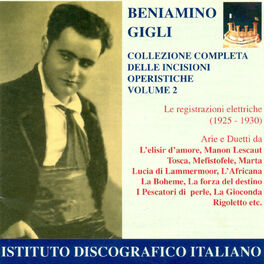Album cover of Opera Arias (Tenor): Gigli, Beniamino - Donizetti, G. / Puccini, G. / Drigo, R. / Verdi, G. (Complete Collection of Opera Highligh