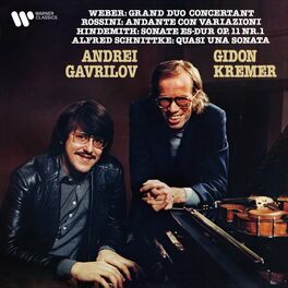 Album cover of Weber, Rossini, Hindemith & Schnittke: Works for Violin and Piano