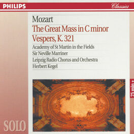 Album cover of Mozart: The Great Mass in C Minor; Vesper K.321
