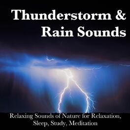 Album cover of Thunderstorm and Rain Sounds – Relaxing Sounds of Nature for Relaxation, Sleep, Study, Meditation