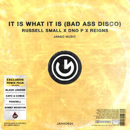Album cover of It Is What It Is (Bad Ass Disco) Remix Pack