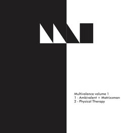 Album cover of Multivalence Vol.1
