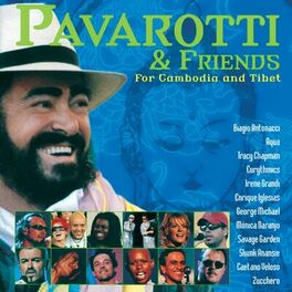 Album cover of Pavarotti & Friends for Cambodia and Tibet