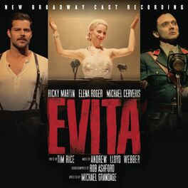 Album cover of Evita (New Broadway Cast Recording (2012))