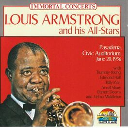 Album cover of LOUIS ARMSTRONG Pasadena, Civic Auditorium