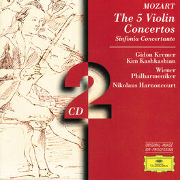 Album cover of Mozart: The 5 Violin Concertos; Sinfonia Concertante