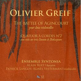 Album cover of Greif: The Battle of Agincourt - Quatuor à Cordes No. 2