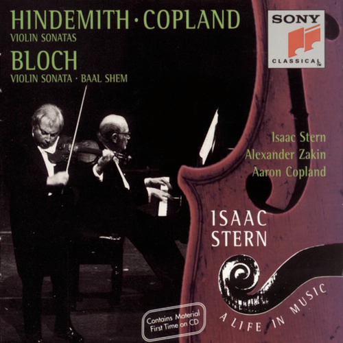 Isaac Stern - Hindemith & Copland: Violin Sonatas - Bloch: Violin Sonata & Baal Shem (1996) обложка альбома