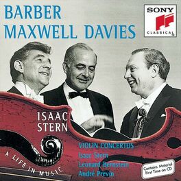 Album cover of Barber/Maxwell Davies:  Violin Concertos