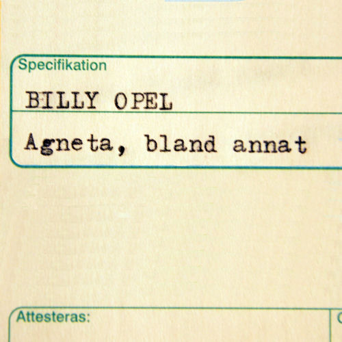 Billy Opel Vi Behöver Varann
