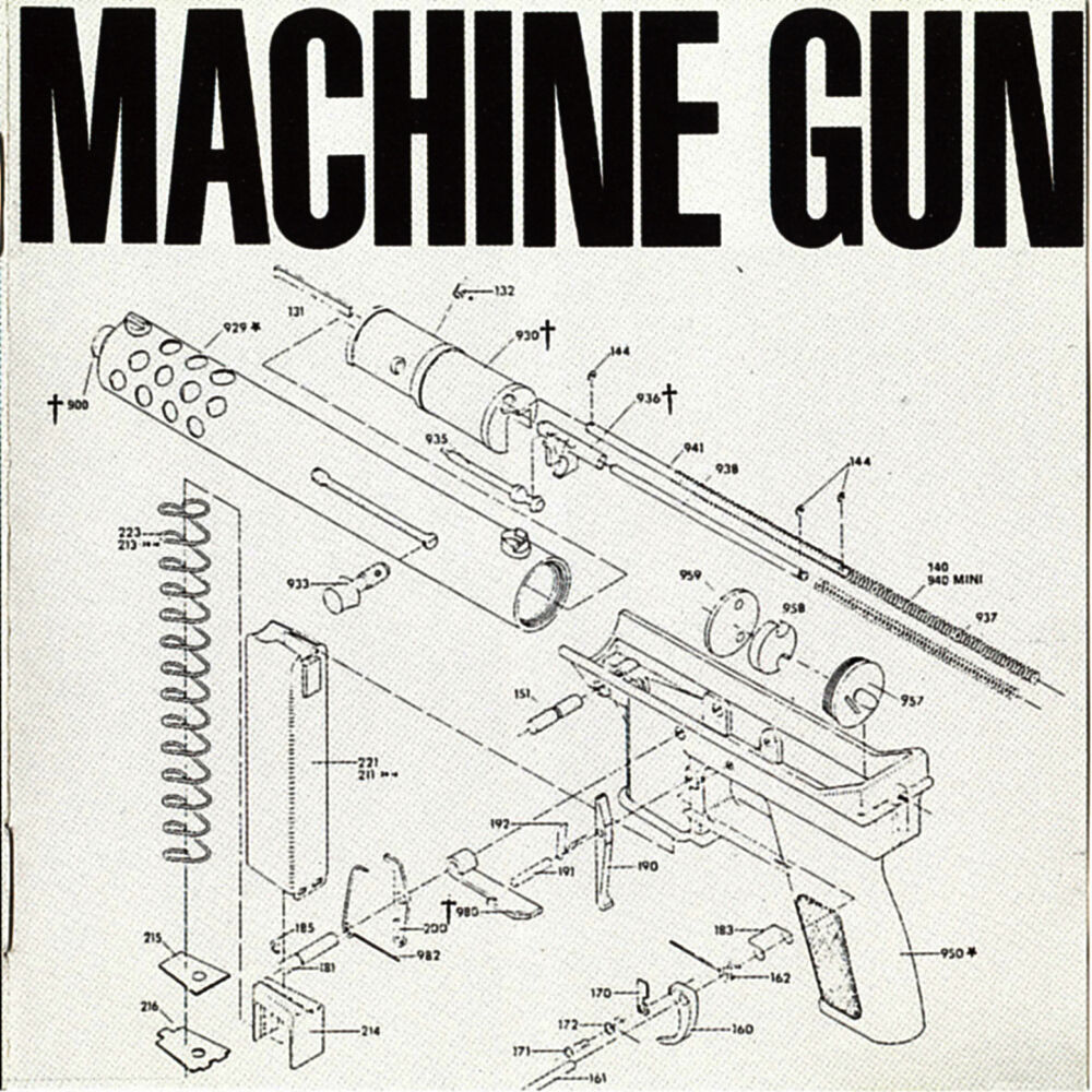 Machine gun poem doll