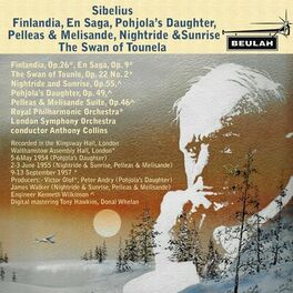 Album cover of Sibelius: Finlandia, En Saga, Pohjola's Daughter, Pelleas and Melisande, Nightride and Sunrise, the Swan of Tounela