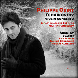 Album cover of Philippe Quint plays Tchaikovsky & Arensky