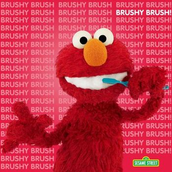 elmo brushy brush toy