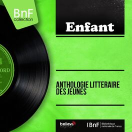 Album cover of Anthologie littéraire des jeunes (Mono Version)
