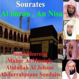 Album cover of Sourates Al Imran, An Nisa (Quran)