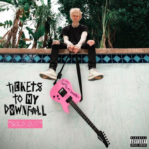 mgk pink guitar tickets to my downfall