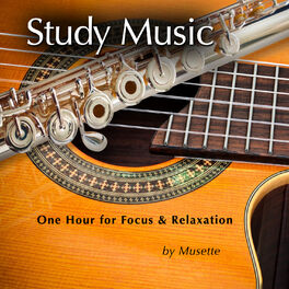 Album cover of Study Music (Classical Guitar & Flute at the Beach)