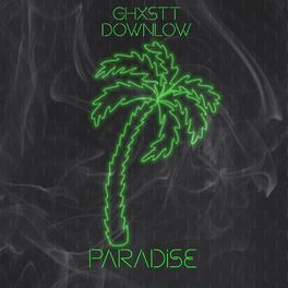 Neon green aesthetic wallpaper, paradise