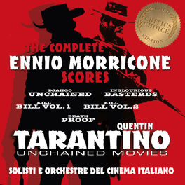 Album cover of Ennio Morricone – Tarantino Unchained – Complete Scores – Critic's Choice