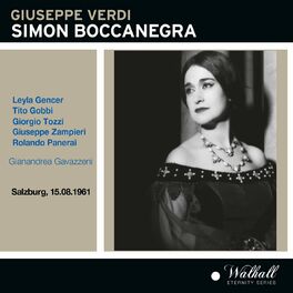 Album cover of Simon Boccanegra staring Leyla Gencer