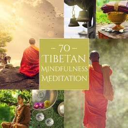 Album cover of 70 Tibetan Mindfulness Meditation: Timeless Sounds of Singing Bowls & Crystal Bells, Oriental Music Relaxation, Healing Buddha Zen
