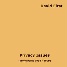 Album cover of Privacy Issues (droneworks 1996-2009)