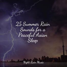 Album cover of 25 Summer Rain Sounds for a Peaceful Asian Sleep