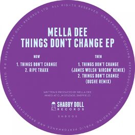 Album cover of Things Don't Change