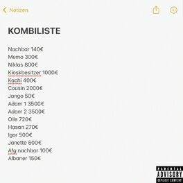 Album cover of KOMBILISTE