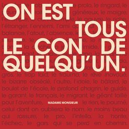 Album cover of On est tous le con de quelqu'un