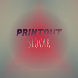 Album cover of Printout Slovak
