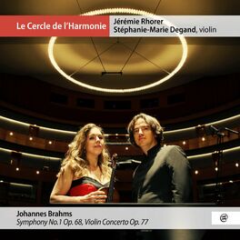 Album cover of Johannes Brahms: Symphony No. 1, Op. 68, Violin Concerto, Op. 77