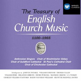 Album cover of Treasury of English Church Music