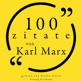 Album cover of 100 Zitate von Karl Marx (Sammlung 100 Zitate)