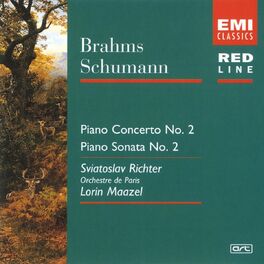 Album cover of Brahms:Piano Concerto 2/Schumann:Sonata 2