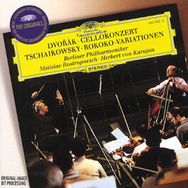 Album cover of Dvorák: Cello Concerto / Tchaikovsky: Variations on a Rococo Theme