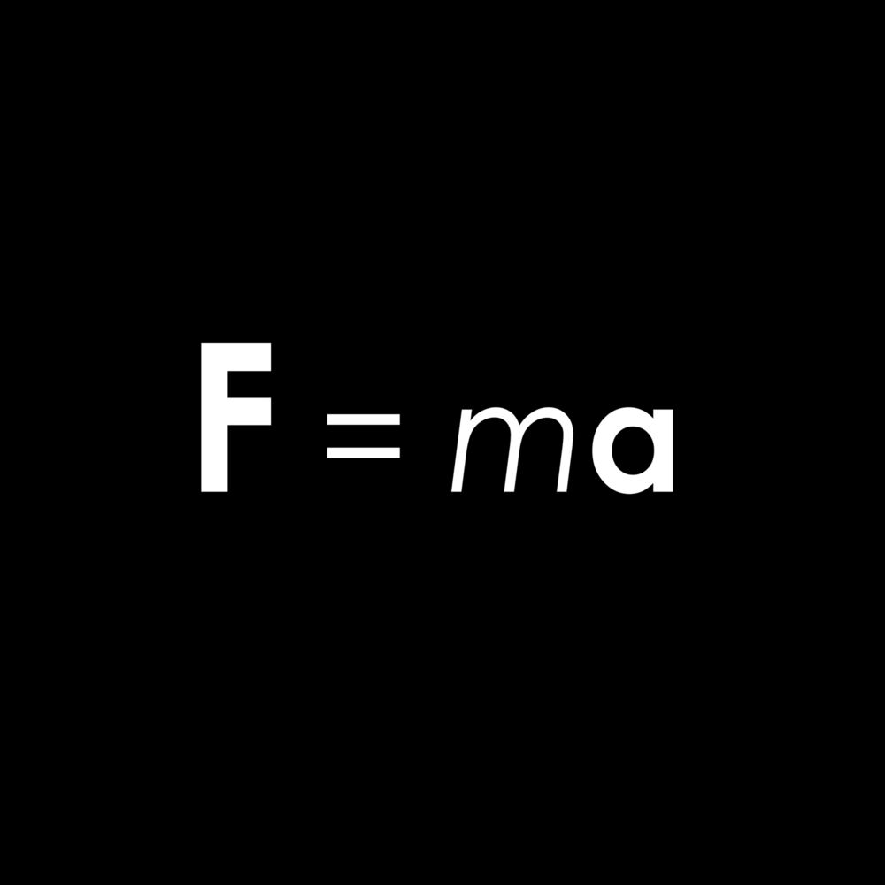 F ma. F ma физика. Физика формула f = ma. Сила f ma.