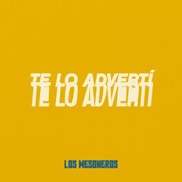 Album cover of Te Lo Advertí