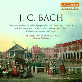 Album cover of J.C. Bach: Overture & Symphonies